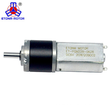 competitive price 22mm 6v 30rpm planetary gear motor with CE ROHS approved